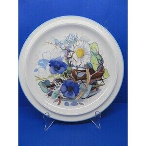 Goebel Jardin Germany Rare HTF 10 1/4" Dinner Plate VGC